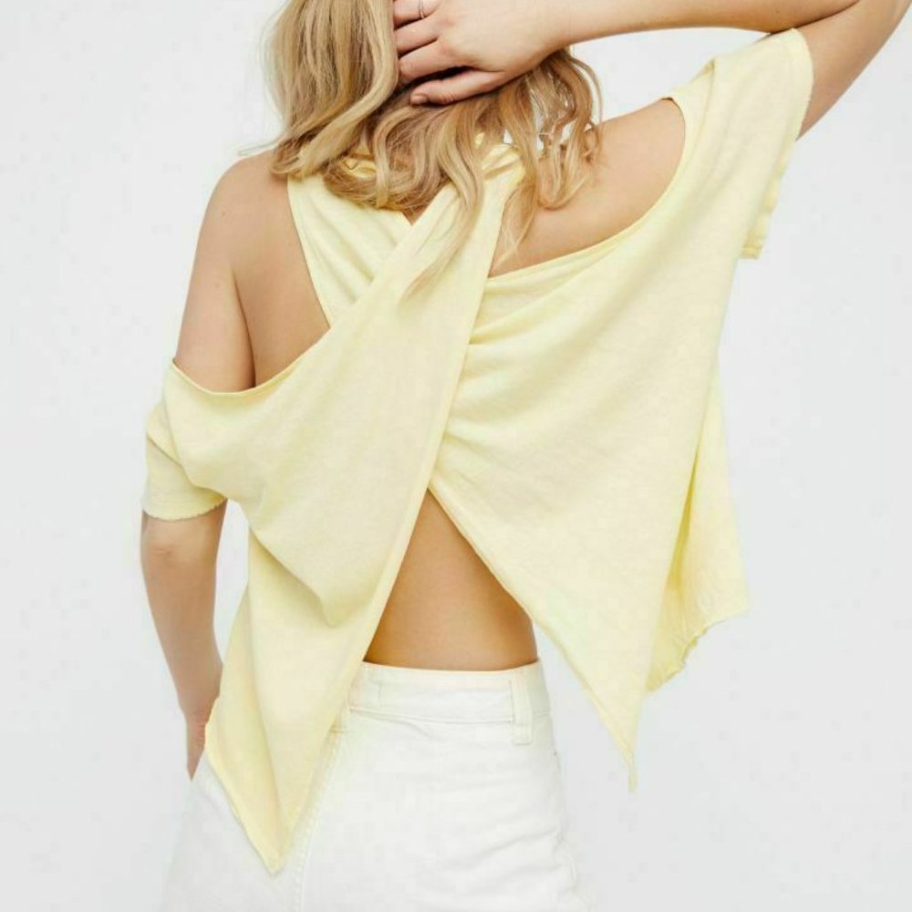 ‼️FINAL $$ DROP‼️ FREE PEOPLE Cold Shoulder Top